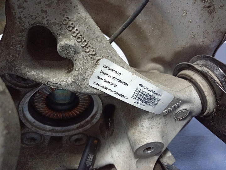 фото №5, Bmw ix3 g08 ступиця поворотна опора правий зад задня 6886952