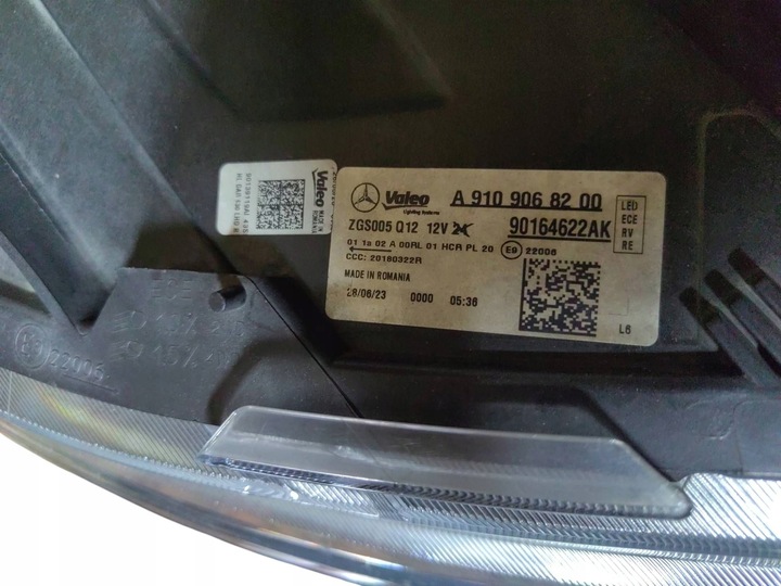 фото №7, Mercedes sprinter w907 907 лампа правая led high perforamnce 9109068200