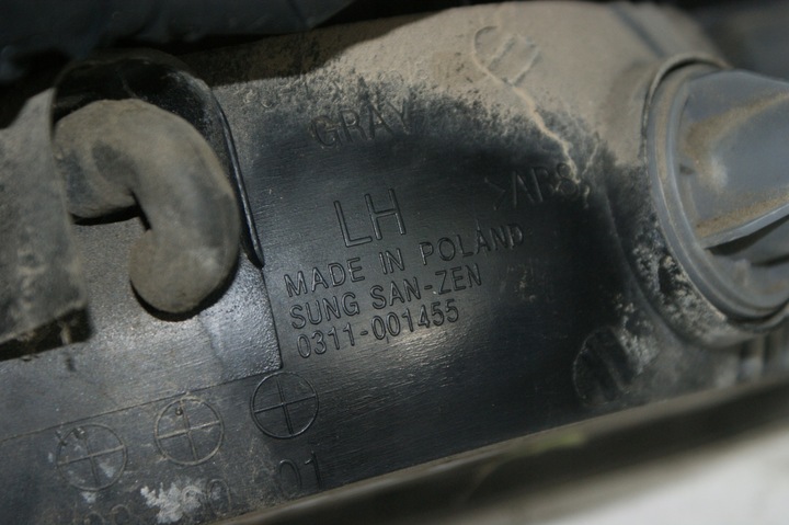 фото №14, Лампа левая задняя левый зад крыло лампа крыльев daewoo lanos 0311-001455