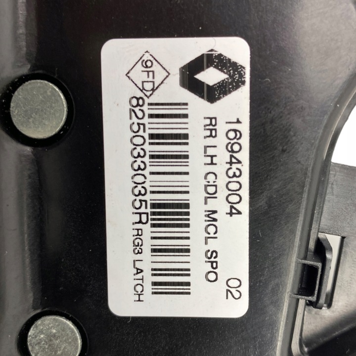 фото №12, Замок двері лівий зад 4pin renault scenic iv