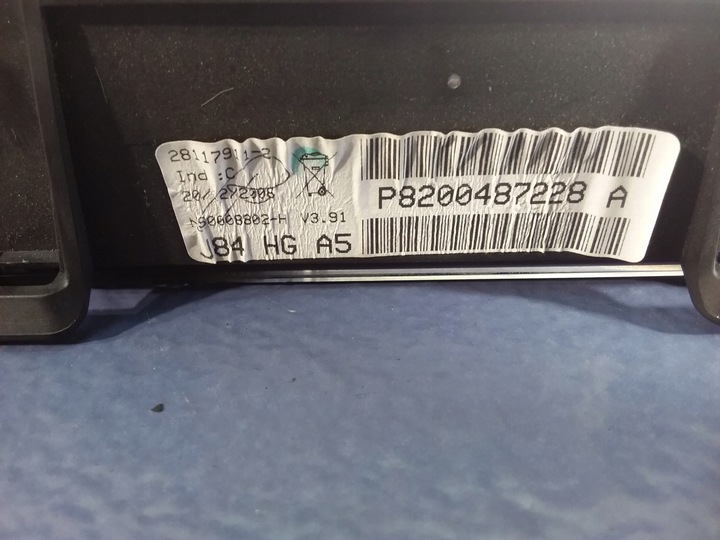 фото №6, Scenic ii 1.9 dci спидометр приборы eu p8200487228a