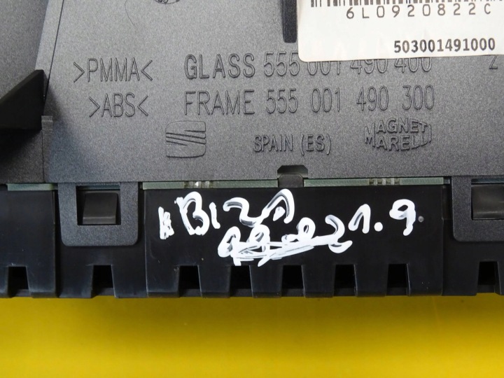 фото №8, Спидометр манометр приборы seat ibiza iii 6l0920822c nr645
