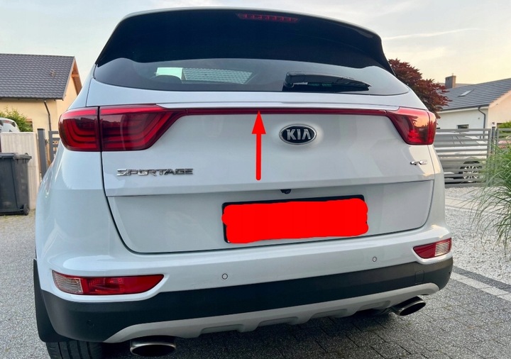 фото №10, Kia sportage iv 4 gt line планка накладка хром отражатель крышки зад tc326
