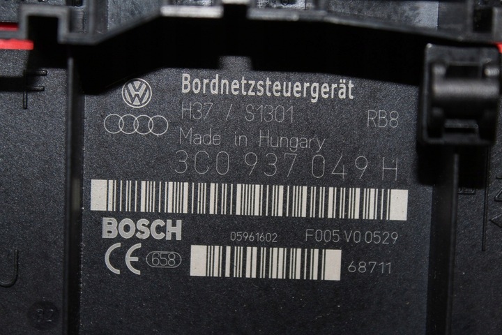 фото №7, Модуль бортовой сетью passat b6 3c0937049h 1.9 tdi