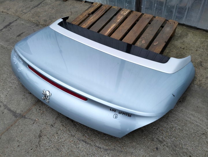 фото №6, Кришка задня peugeot 207 cc cabrio оригінал лак kgzd