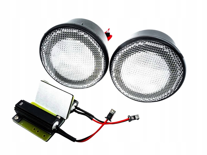 фото №7, Лампочки led кольца + поворотники drl jeep wrangler jk yj 07-18 halo