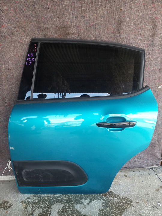 фото №1, Двері ліві зад citroen c3 iii