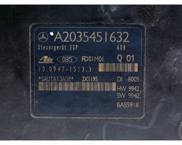 фото №7, Насос блок управления abs esp mercedes w203