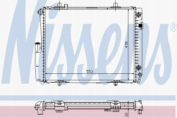 фото №16, Радиаторов двигателя nissens 62582a 2015006403