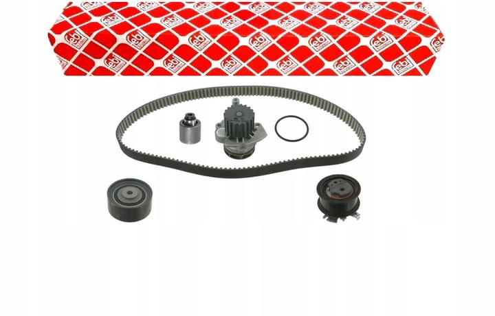 фото №13, Набір розподільний вал з стрічка + насос води audi a4 8ec