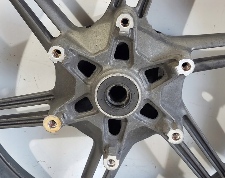 фото №9, Диск перед 17" x 3,50" bez abs 44650-mer-d00 honda cbf 600 pc38 2004-2007r