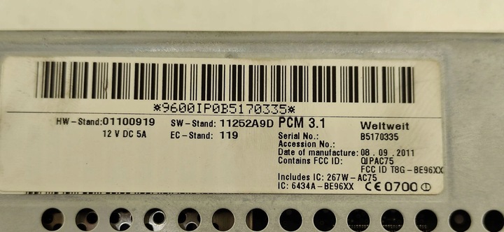 фото №10, Porsche panamera 970 09-13 радіо навігація dvd 7pp919193bg