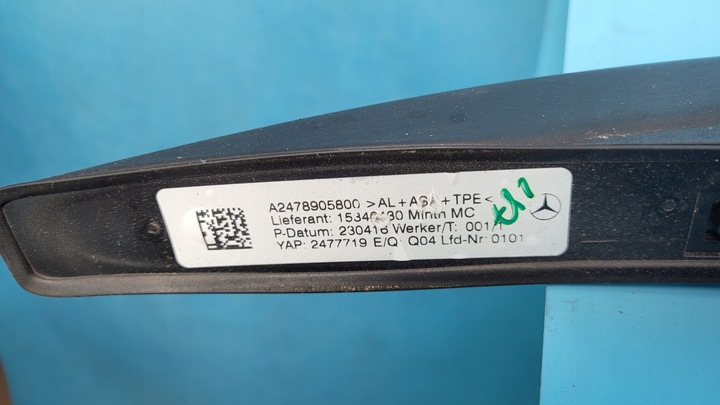 фото №12, Mercedes x247 glb 23r рейлинги крышные комплект a2478905700 a2478905800