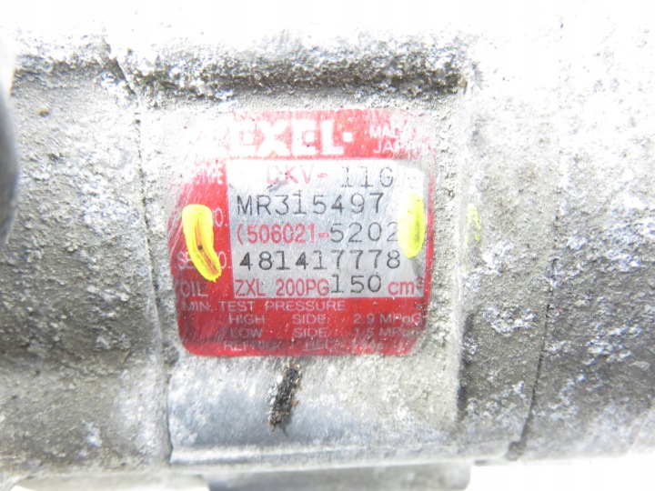фото №7, Компресор кондиціонера mitsubishi pajero pinin 1.8 mr315497 5060215202