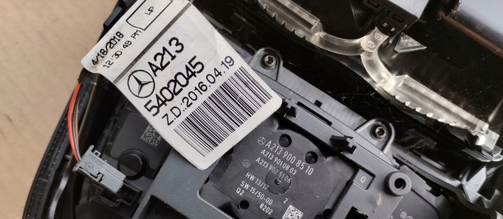 фото №8, Панель тунель кондиціонера idrive dekor середній mercedes e клас w213