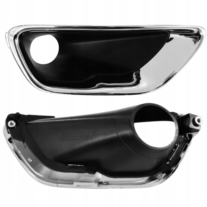 фото №1, Jeep grand cherokee wk2 2017-2021 рамка решітка галоген чорна блиск права