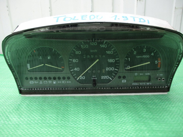 фото №8, Seat toledo 1.9 tdi спідометр  підкермові важелі 1l0919033ee