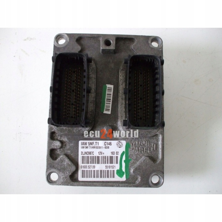 фото №1, Fiat stilo 1,6 компьютер iaw5nft1 virgin plug and play