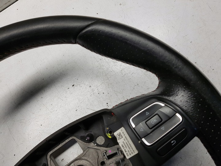 фото №7, Seat leon 2 ii рестайлинг 09-12r fr руль кожаный