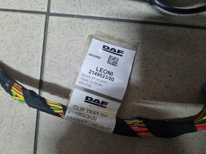 фото №2, Жгут установка камеры полку daf xf 106 рестайлинг