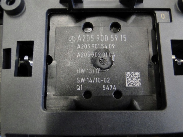 фото №8, Mercedes c 205 панель пепельница туннель дерево