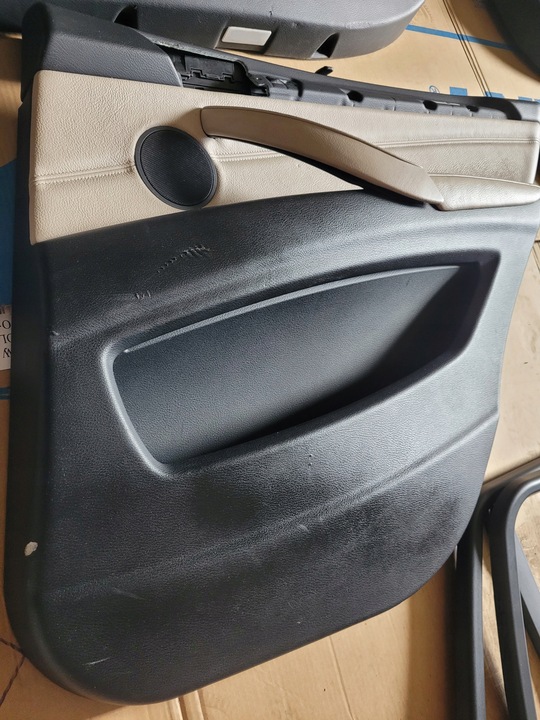 фото №5, Боковина обивка кожа beż дверь e70 x5 рестайлинг bmw ролеты зад комплект европа