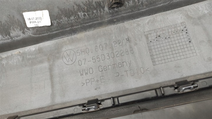 фото №14, Бампер перед vw golf 8 viii 5h po 2020 5h0807221h