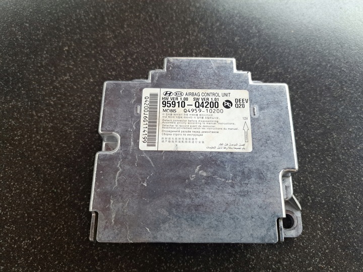 фото №1, Модуль датчик подушка безопасности kia niro 95910-q4200