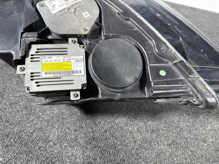 фото №15, Audi q7 4l 4l0 рестайлінг лампа права перед передня ксенон led usa kpl гарна