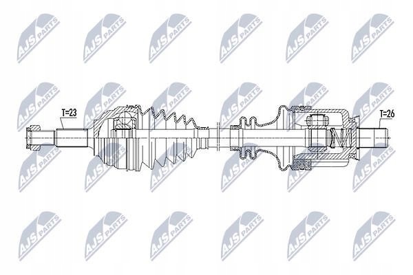 фото №11, Полуось nap. renault megane ii 1.5dci,1.6,2.0 03-09