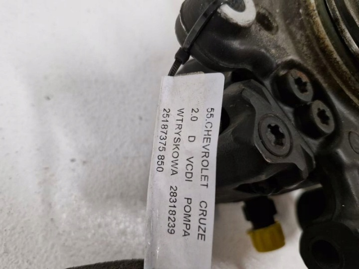 фото №8, Chevrolet cruze 2.0 d vcdi насос топливная рейка топлива 28318239 25187375