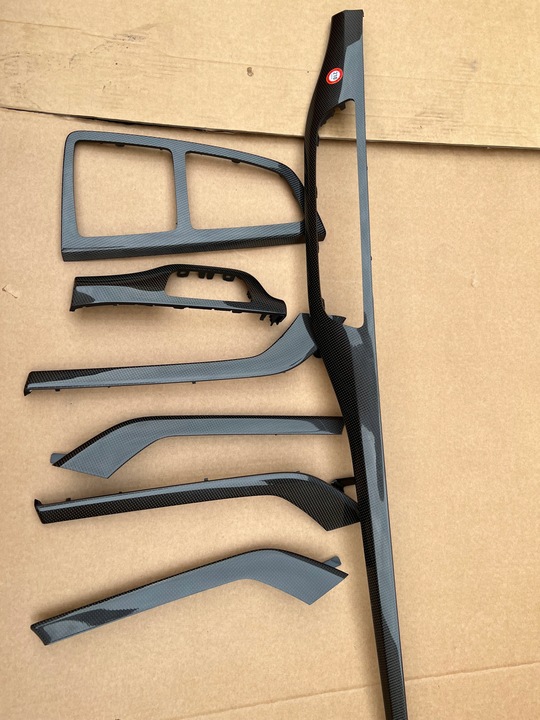 фото №15, Audi q7 sq7 4m оригинальные планки декоративный decory интерьера карбон карбон