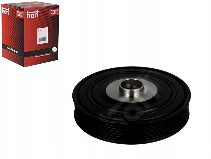 фото №1, Колесо ременное вала коленчатого megane 1.9dci 02- hart