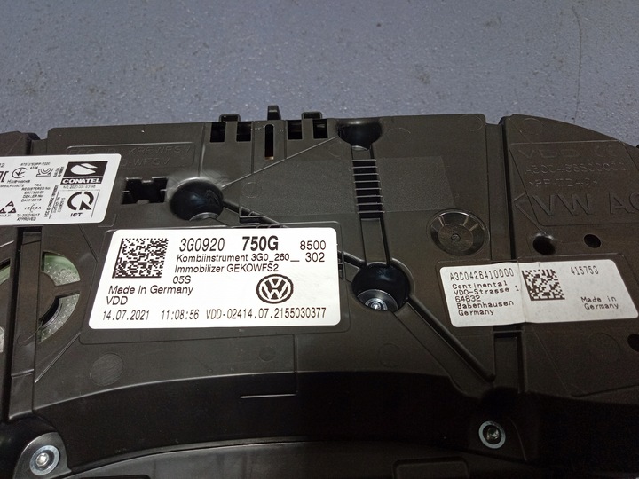 фото №4, Passat b8 рестайлінг 1.5 tsi спідометр  прилади 3g0920750g