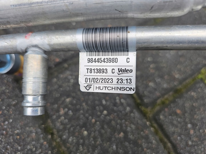 фото №5, Fiat 600e 2008 avenger трубка шланг кондиционера 9844543980