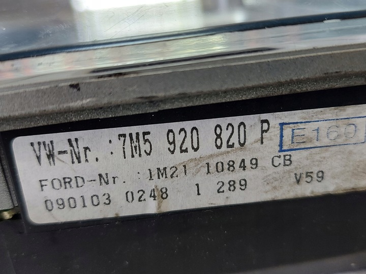 фото №8, Спидометр манометр ford galaxy 2.3 b 7m5920820p