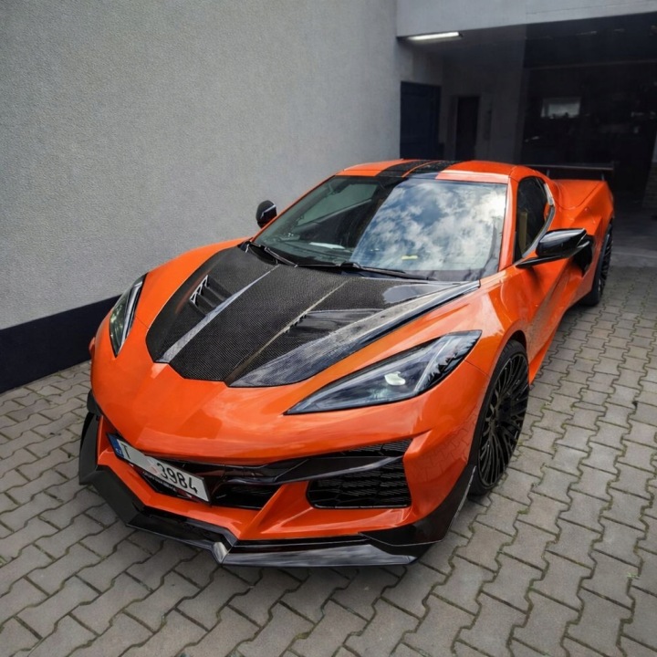 фото №10, Капот з волокна вуглецевого – карбон chevrolet corvette c8 2020-2026