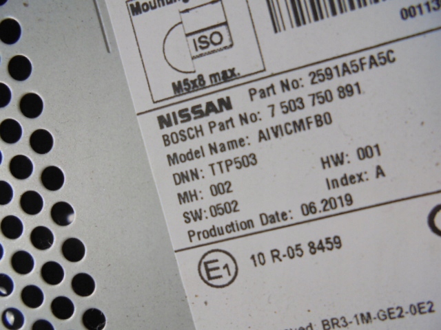 фото №7, Радіо екран nissan micra k14 19 рік