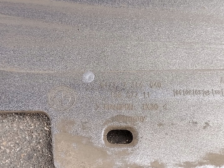 фото №16, Bmw 4 f36 gran купе 14-17 правая планка пороговая 7314640 a83 glacier серебро