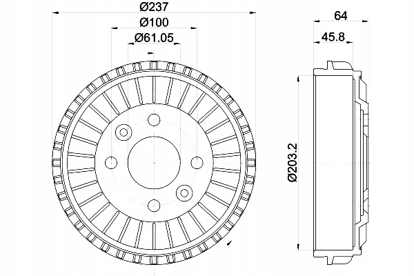 фото №2, Барабаны тормозные 2szt. зад renault clio v twingo iii smart fortwo