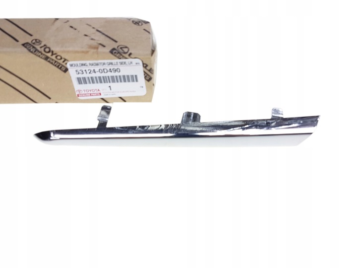 фото №2, Yaris iii 17-20 планка хром решітка емблема бампер ліва