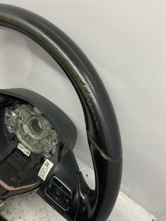 фото №6, Кермо шкіряний багатофункціональна 3c8419091be vw golf vi 2008-2013 2.0tdi