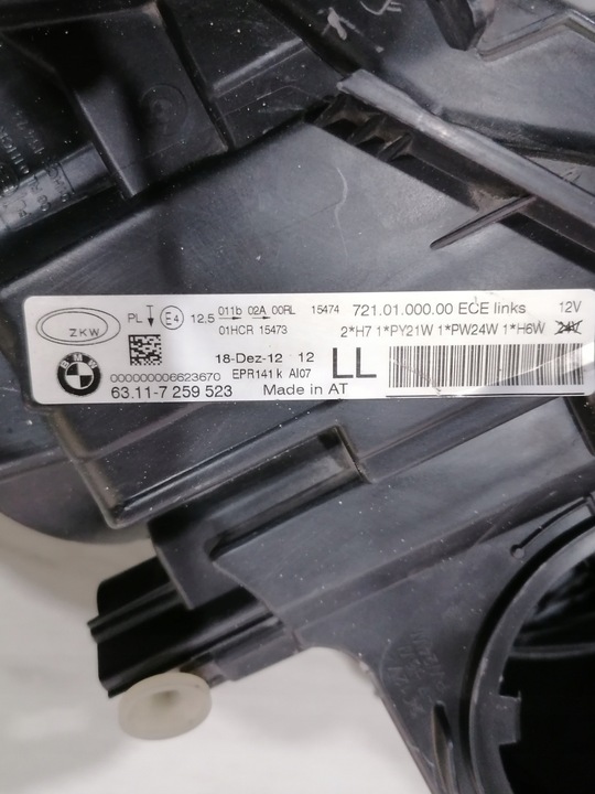 фото №15, Лампа лівий перед bmw 3 f30 f31