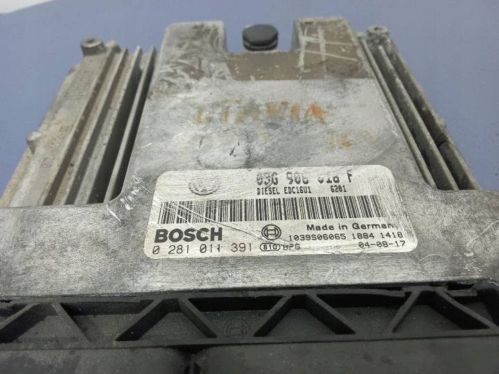 фото №6, Skoda octavia ii 2.0 tdi блок управления двигателем (ecu) 03g906016f 0281011391