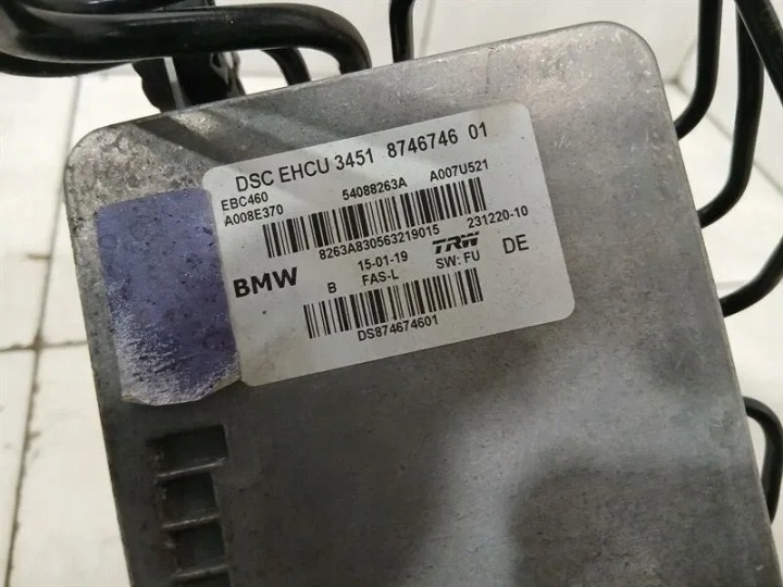 фото №5, Bmw серии 5 f90 g30 m5 насос a.b.s 8746746 блок управления (оригинал) гидравлический насоса abs