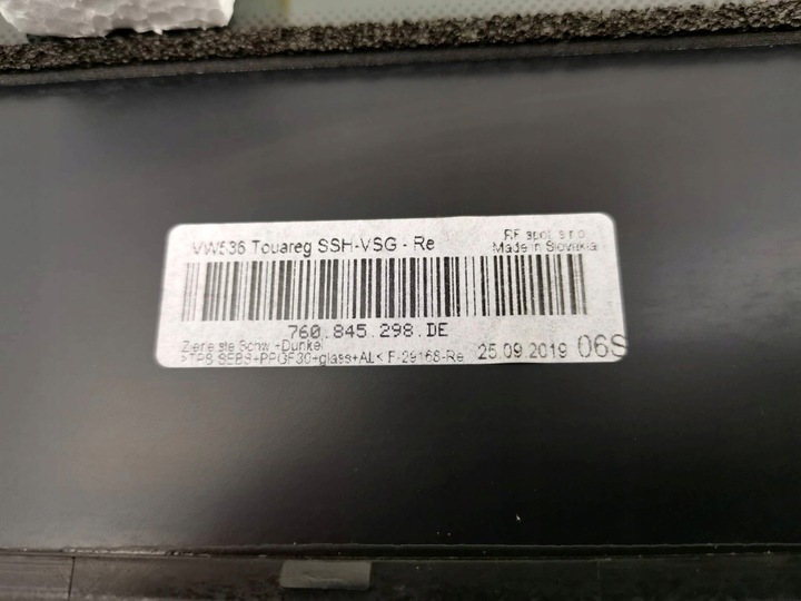 фото №9, Нова org скло бокова кузовна права задня vw touareg 760845298de