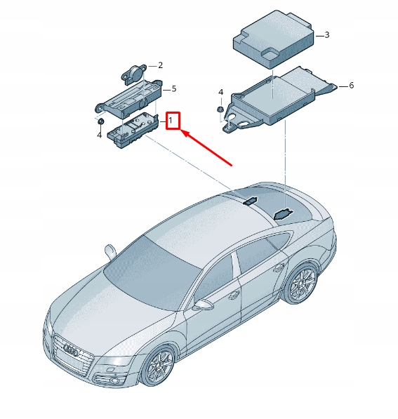 фото №1, Audi rs7 sportback 4g tailgate контроль unit 4g8959107s