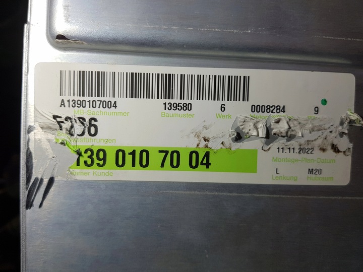 фото №9, Двигун 139580 mercedes w206 amg c63 2.0 turbo 4matic a1390107004