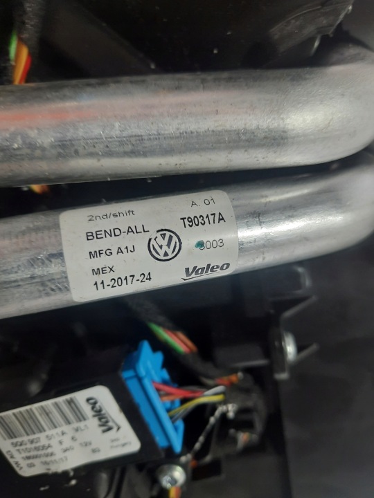 фото №8, Volkswagen atlas 18- отопитель обдув зад 3qf820003g usa