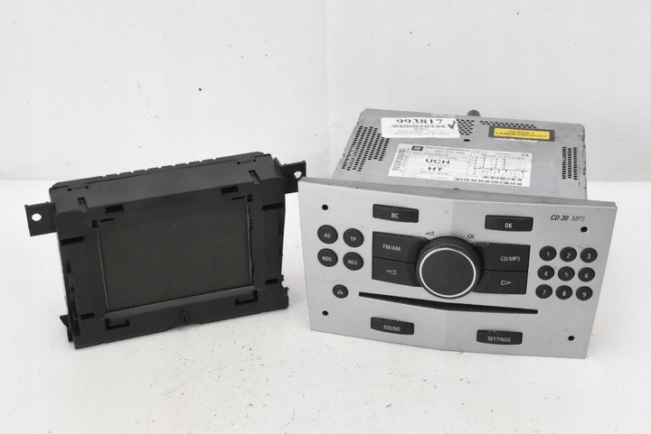 фото №1, Радио радиопроигрыватель cd30 mp3 rds 13289932 opel zafira b рестайлинг 08-14